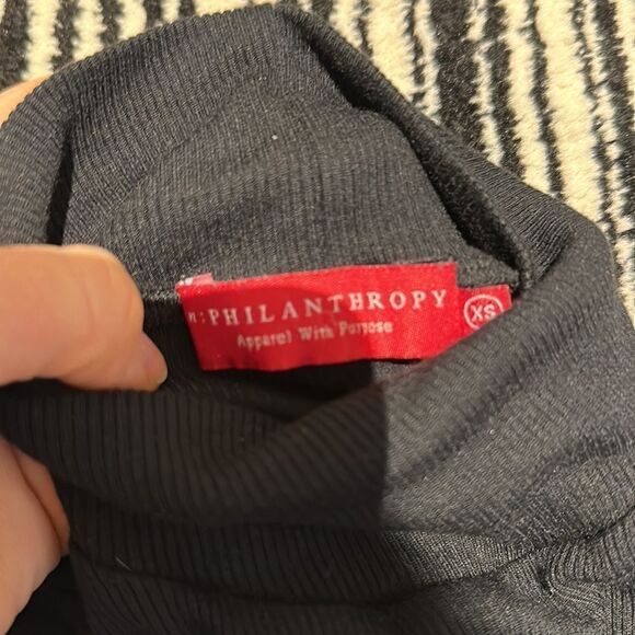 Philanthropy black turtleneck bodysuit - Picture 6 of 6